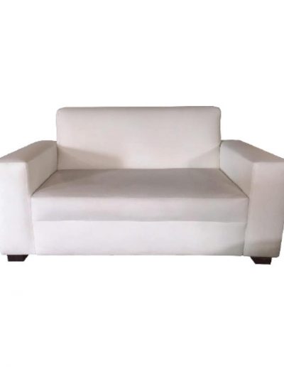 Sofa double seater (white)