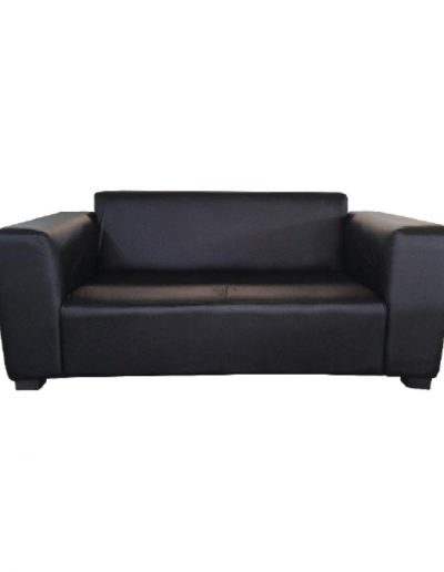 Sofa double seater (black)