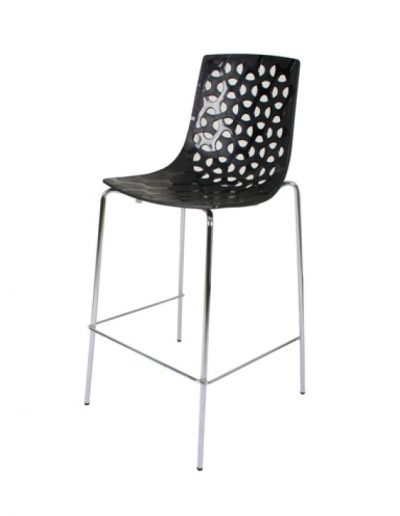 Spring barstool (black)