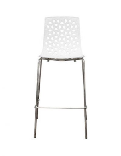 Spring barstool (white)