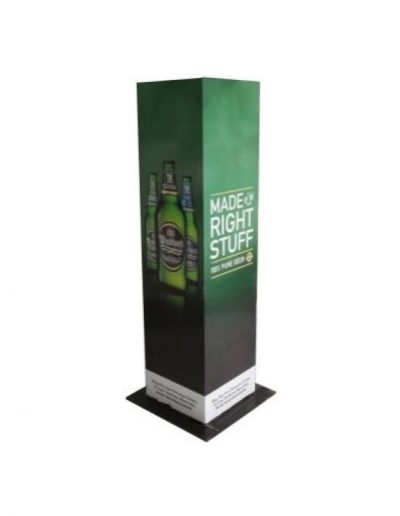 Branded tower plinth