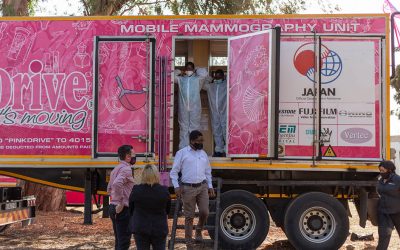 Supporting PinkDrive with outdoor branding