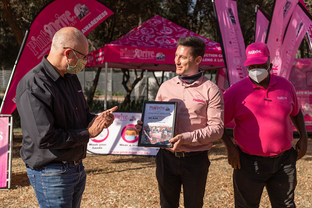 Justin Hawes with Pinkdrive
